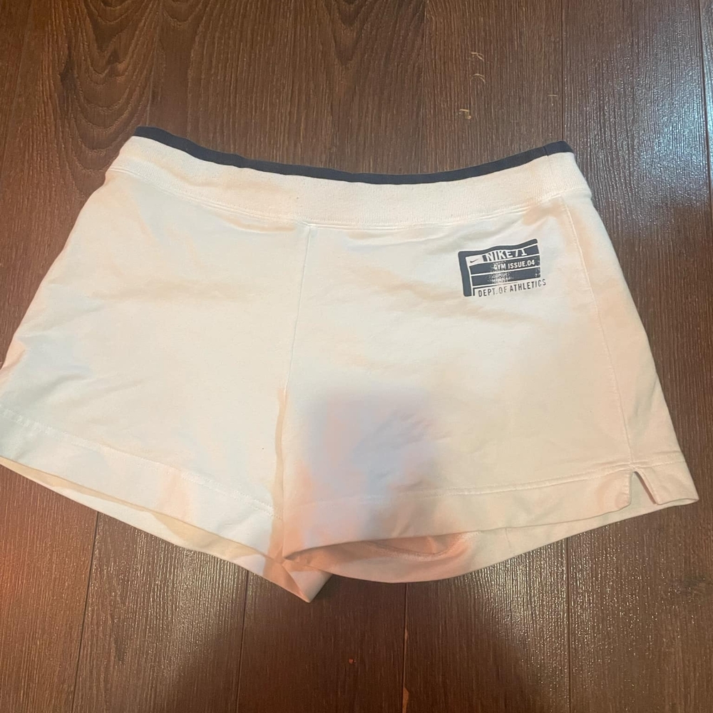 Women's White Athletic Shorts